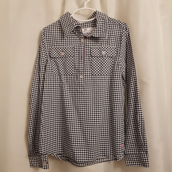 Vineyard Vines girls pullover Performance top medium 10-12 - Picture 1 of 5